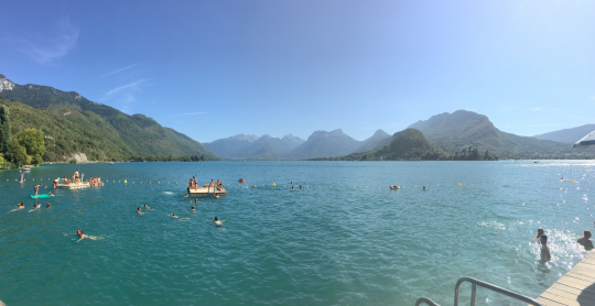 Plage annecy lac