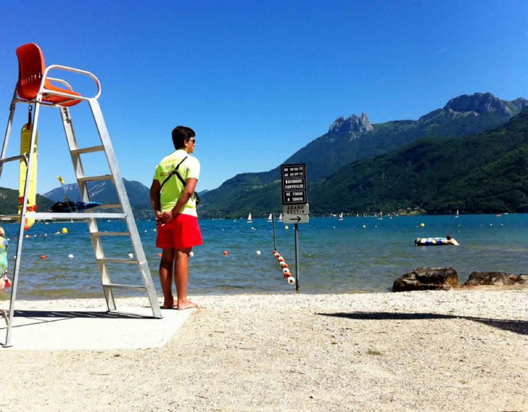 doussard plage