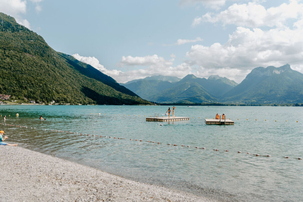 Lac d'annecy en visite de weekend