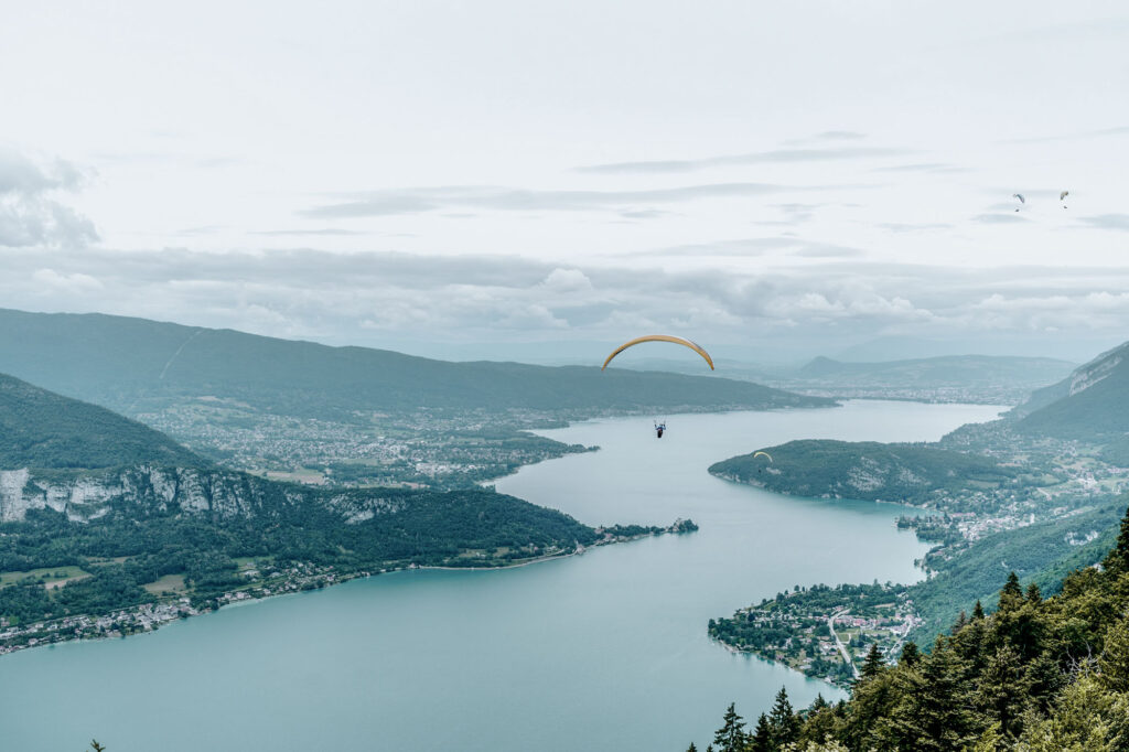 Parapente de visite à Annecy