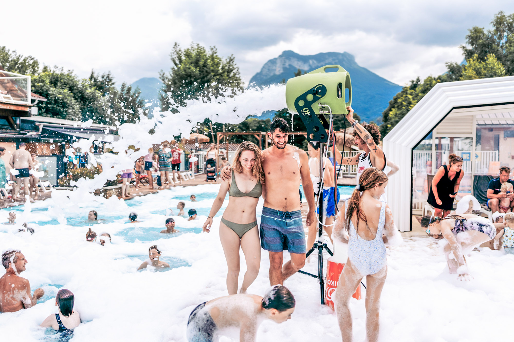 activites mousse parc aquatique camping lac annecy