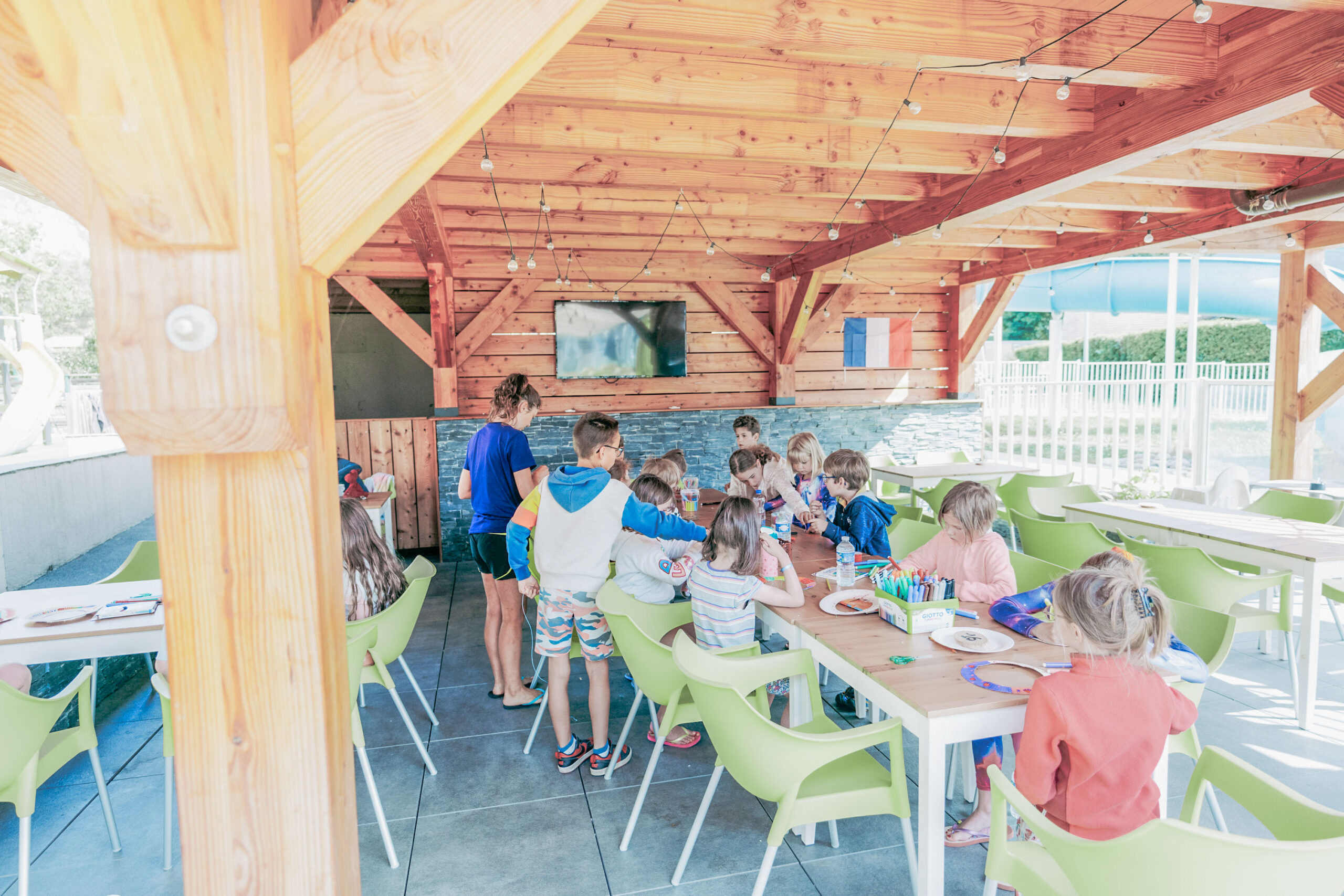 Animationen und Spiele für Kinder während der Ferien in den Alpen