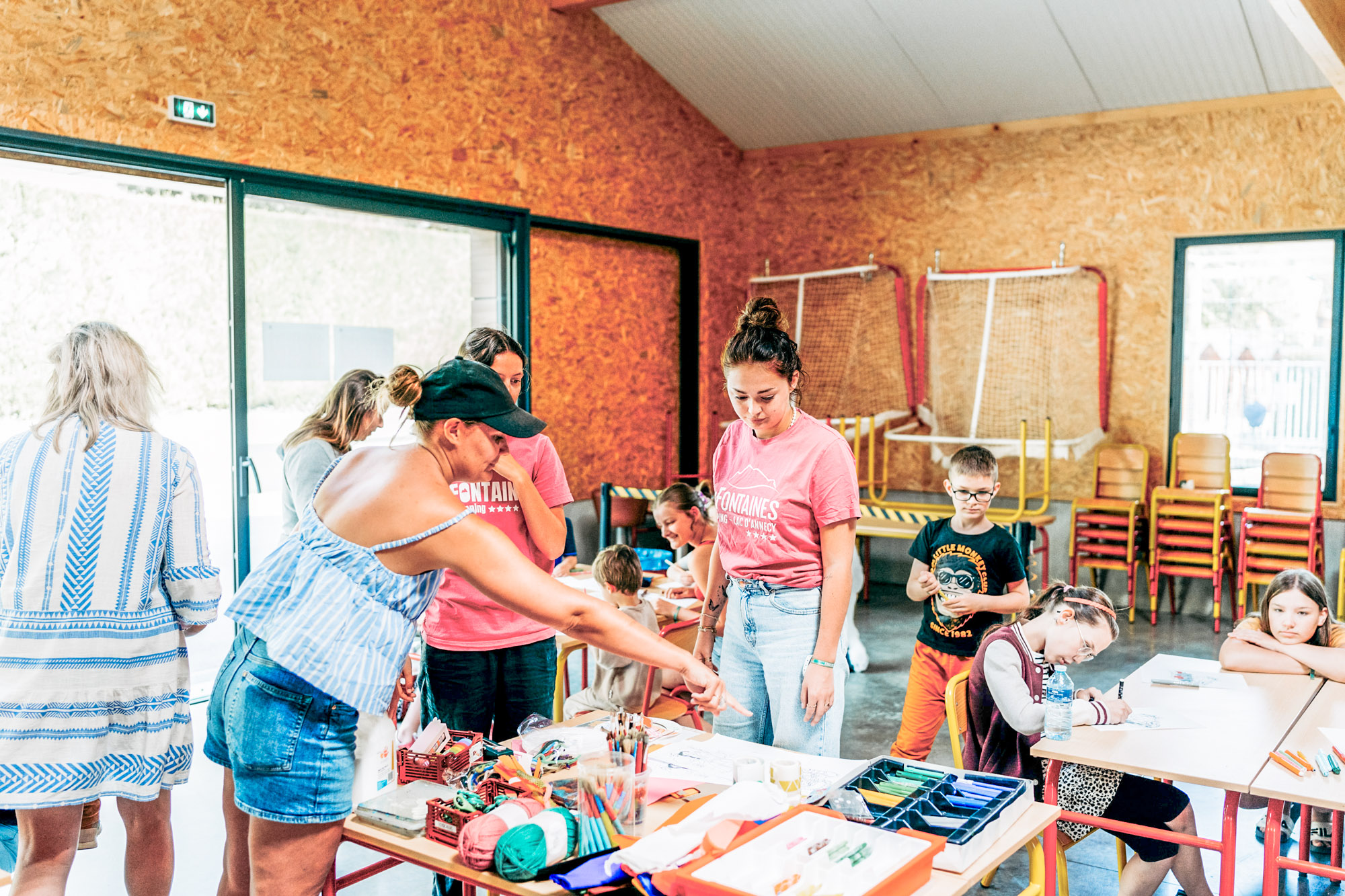 animatie workshops voor kinderen camping les fontaines