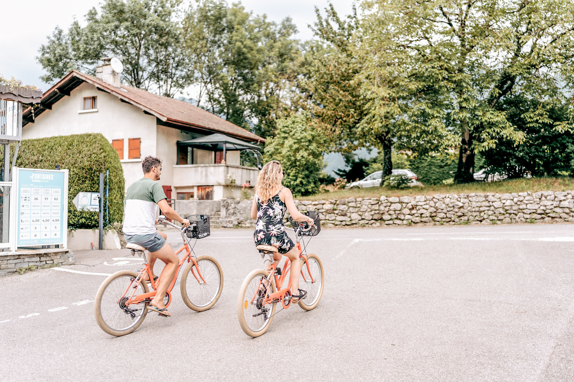 fietsvakantie camping les fontaines annecy