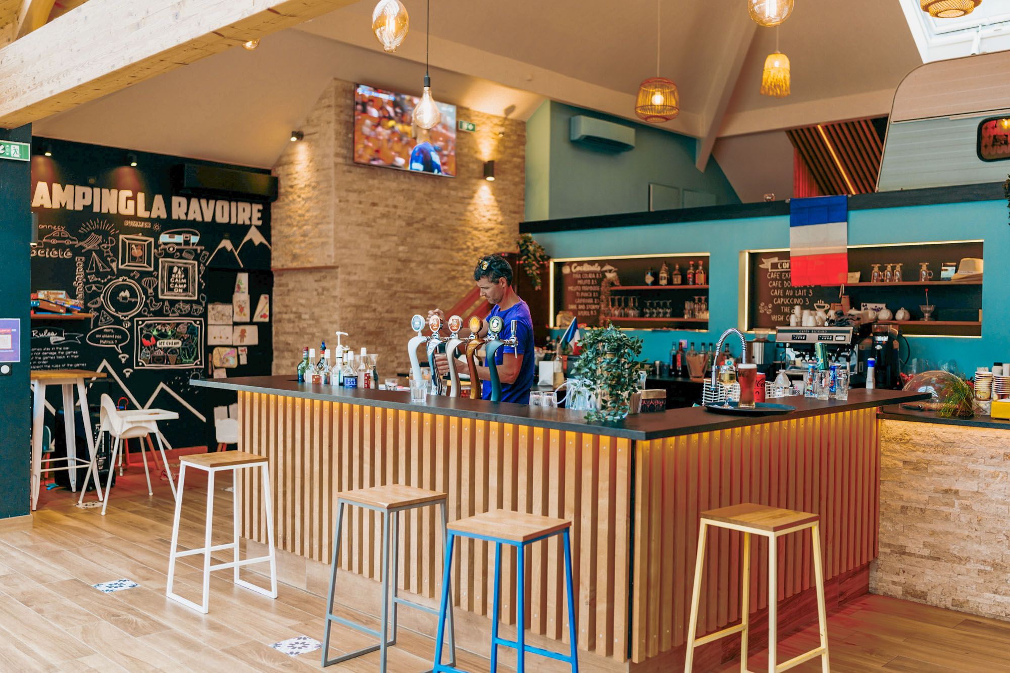 bar et services au camping La Ravoire