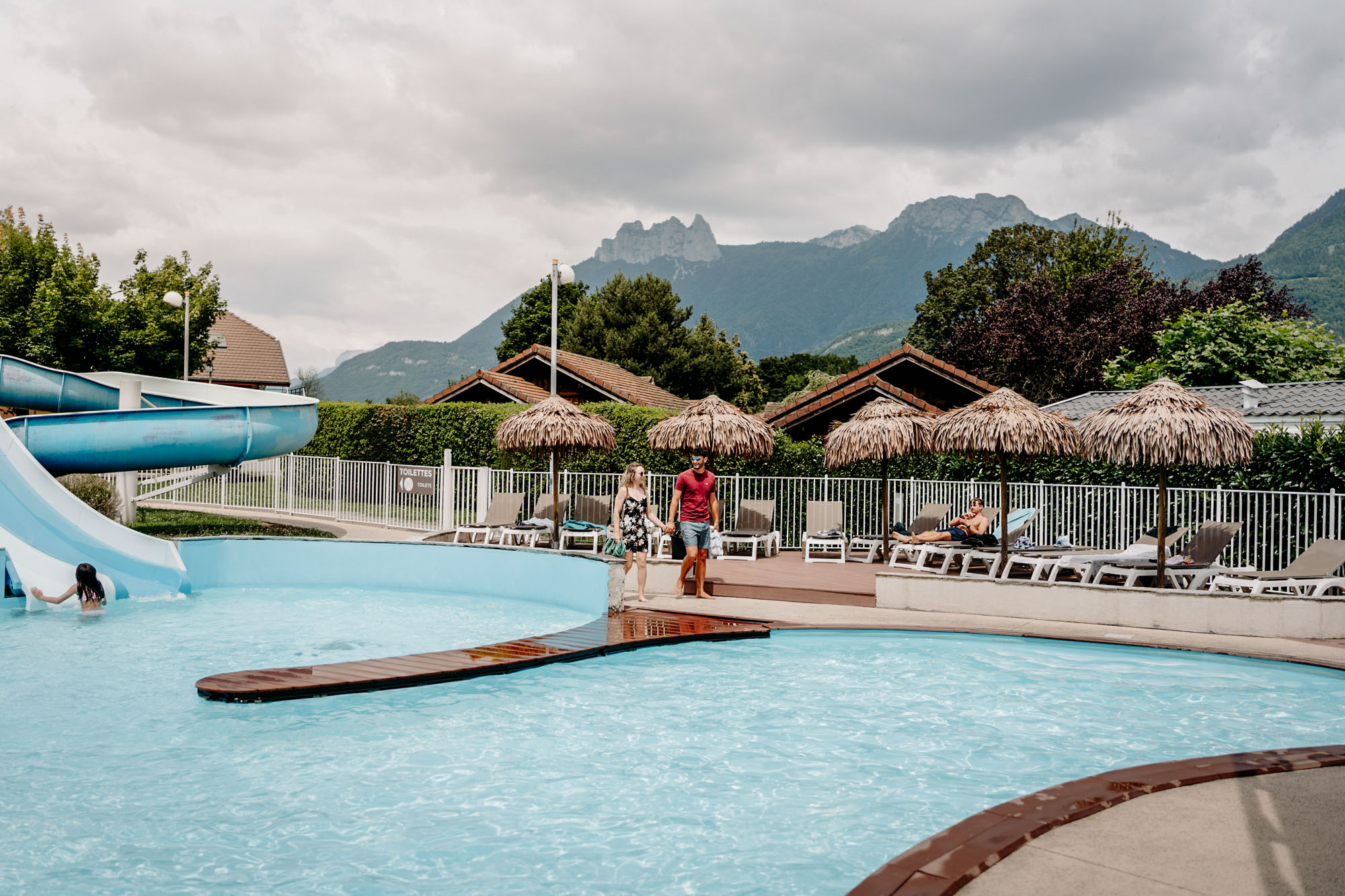 camping avec parc aquatique doussard