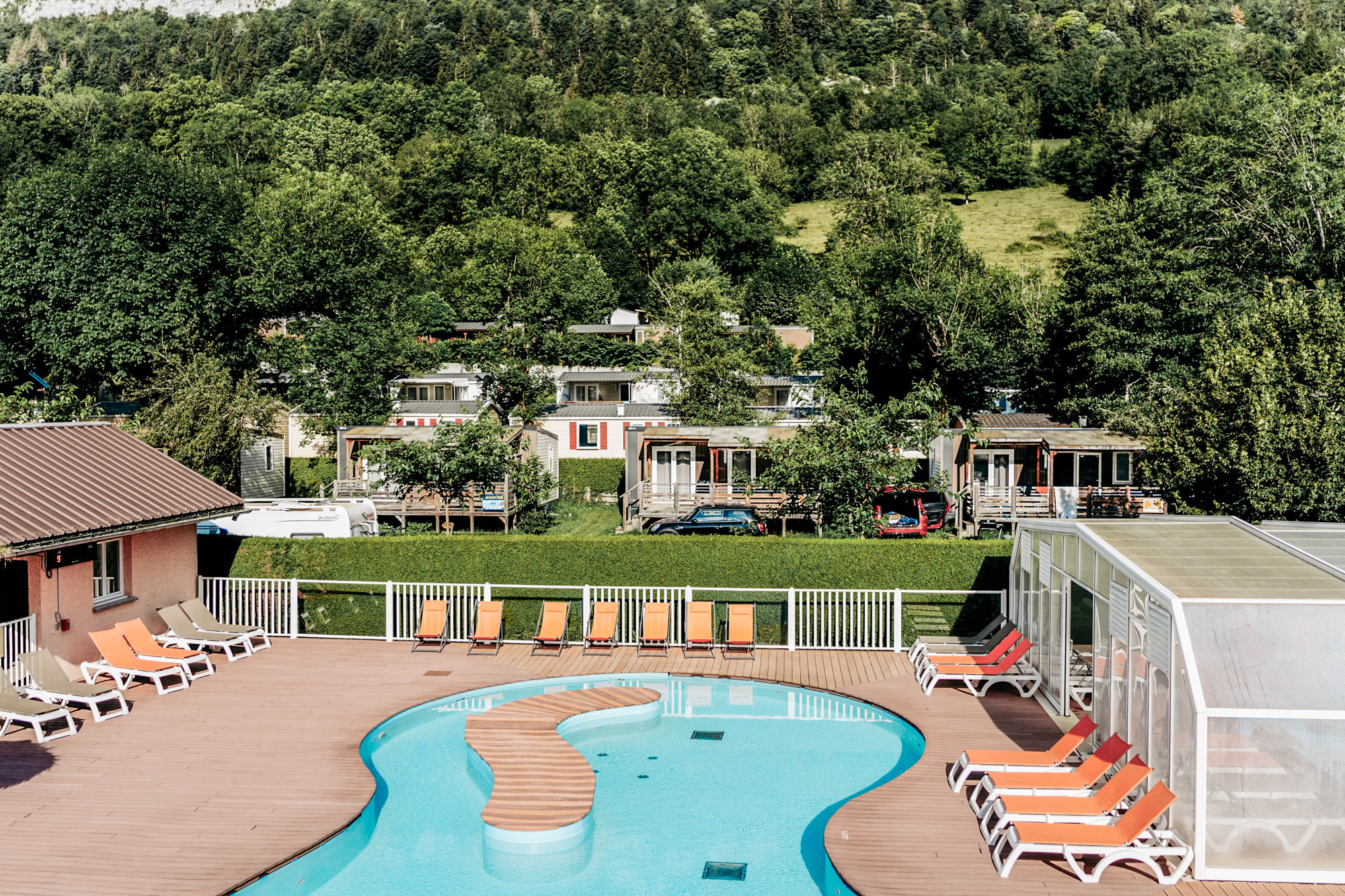 contact en toegang camping les fontaines lac annecy