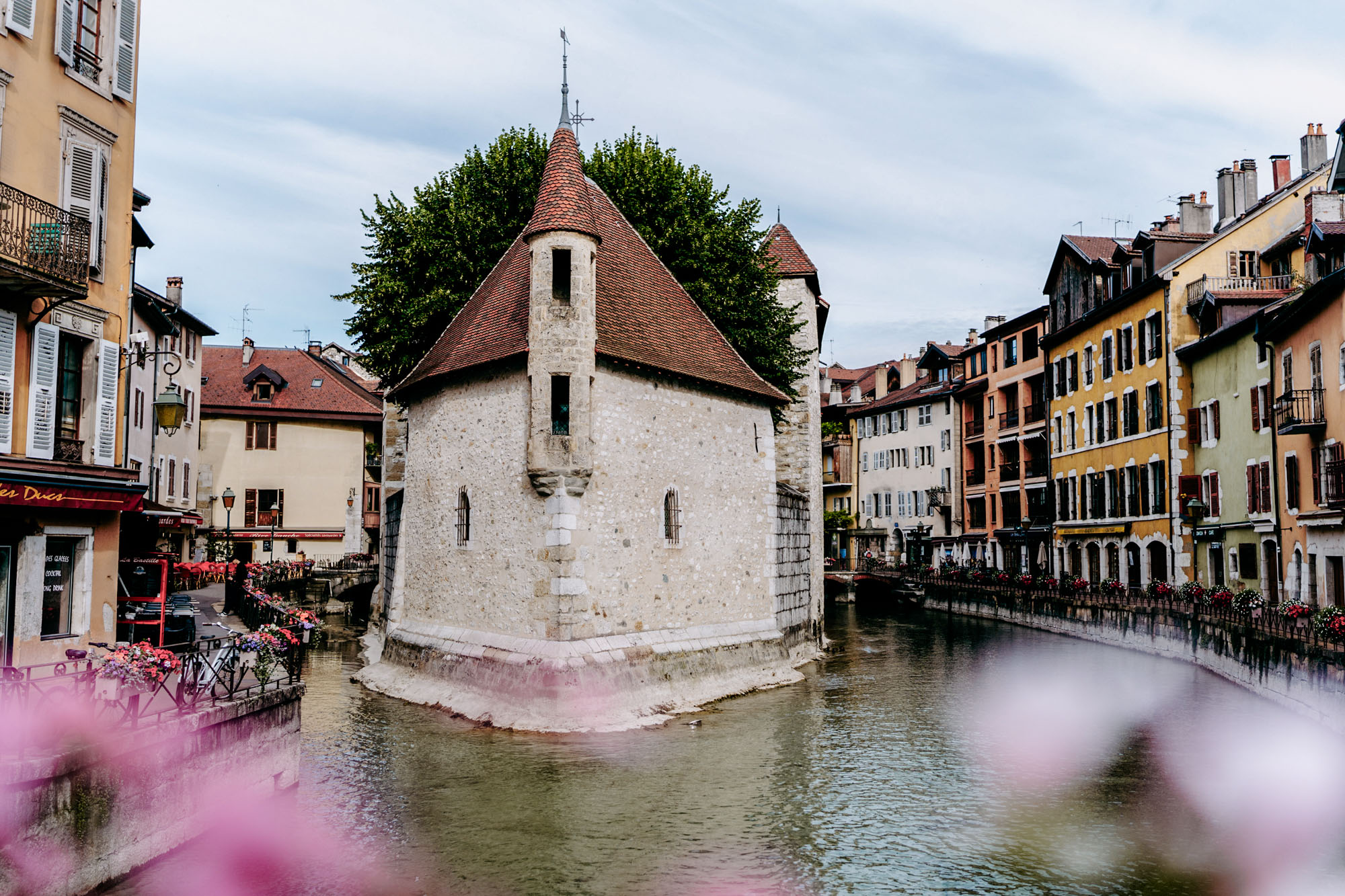 annecy centrum in het weekend