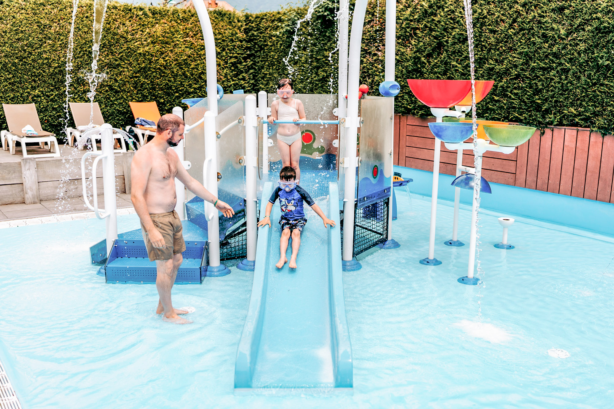 pataugoire enfants vacances famille camping