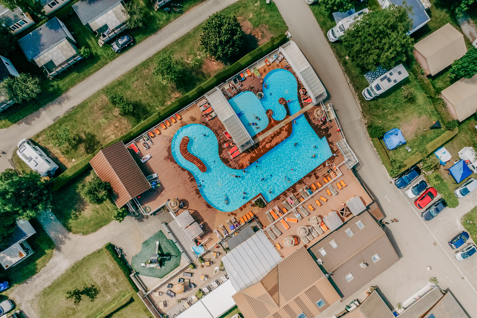 zwembad ontspanning vakantie meer annecy camping