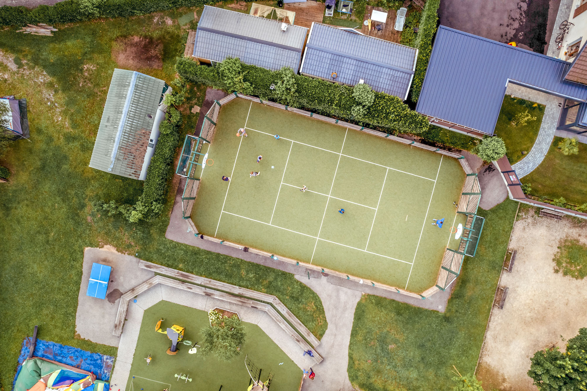 terrain multi-sport au camping La Ravoire