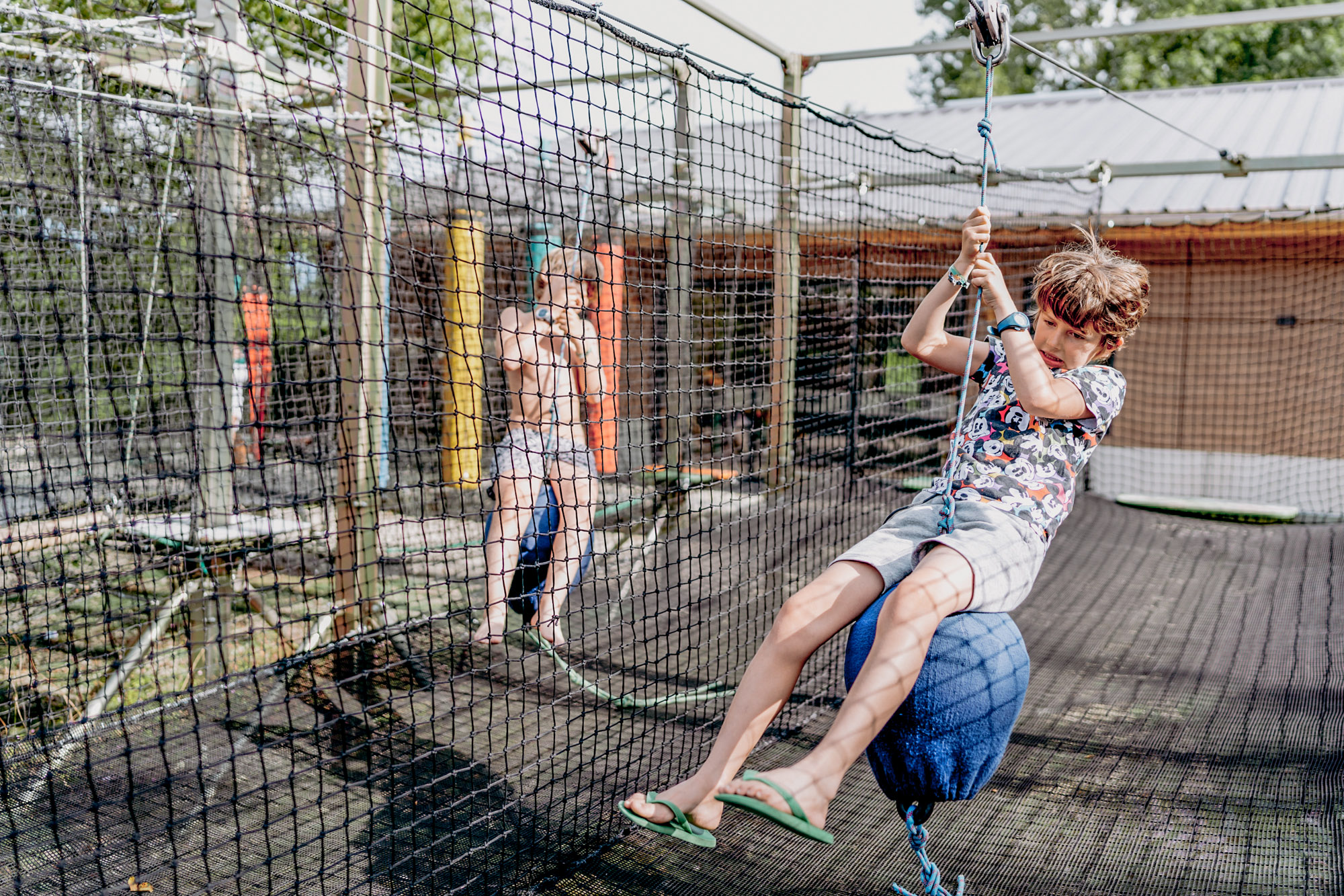 trampolin und park für kinder haute savoie