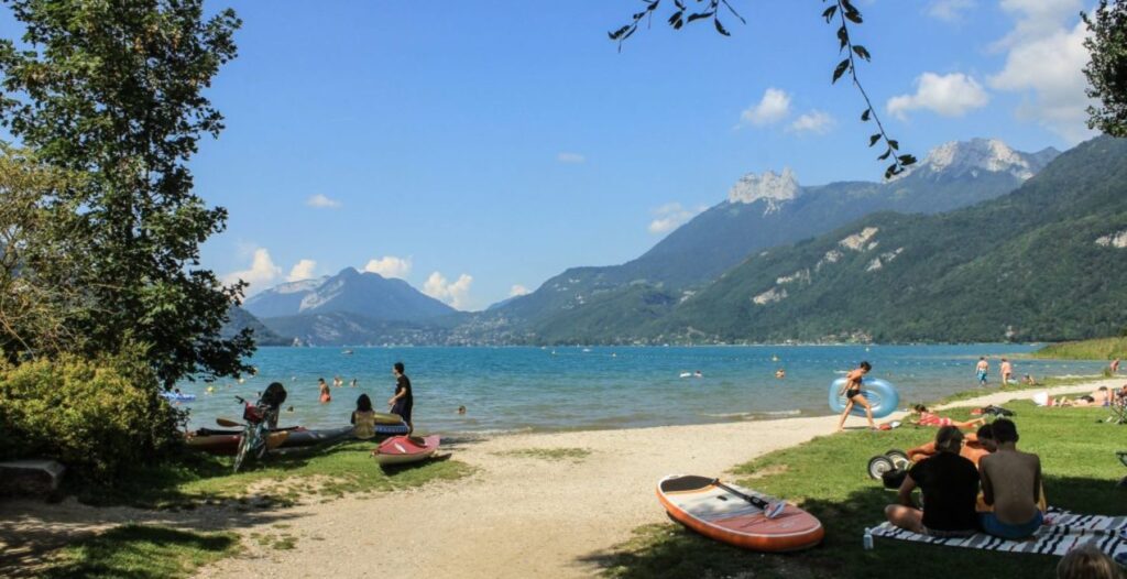 plage de doussard