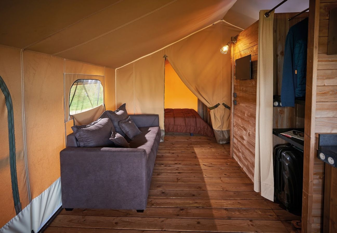 Zelt Lodge Kenya 5p 2 Zi **** Blick auf die Berge